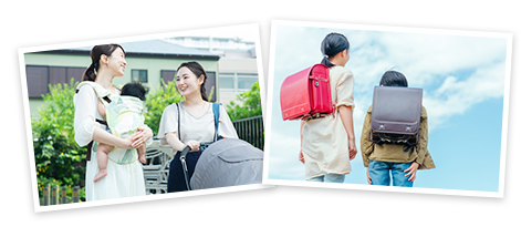 子育て家族のイメージ写真